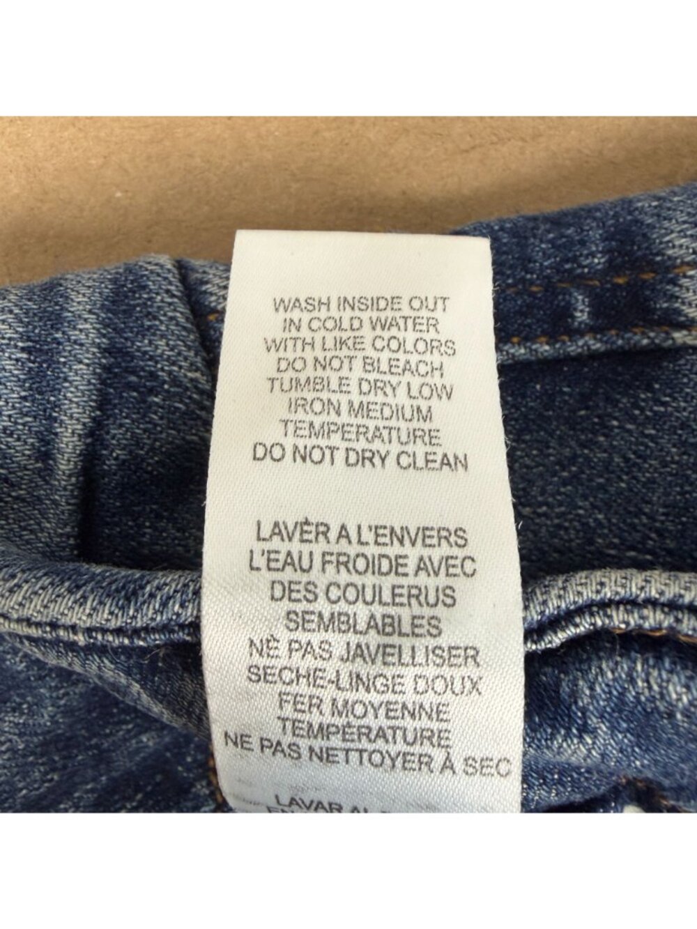Good American Good Curve Step Hem Straight Leg Jeans Womens 2/26 Indigo Blue - Picture 9 of 11